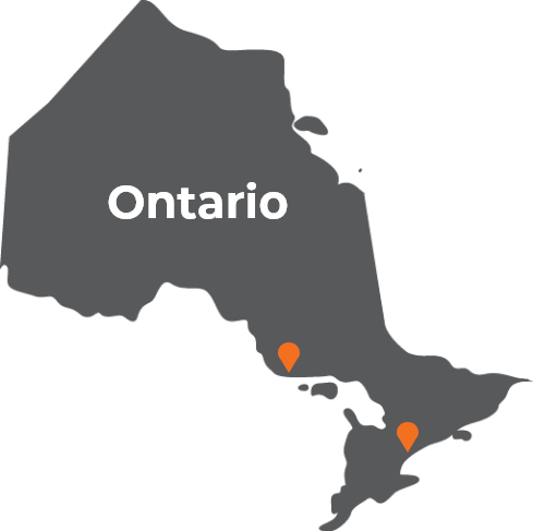 Ontario map