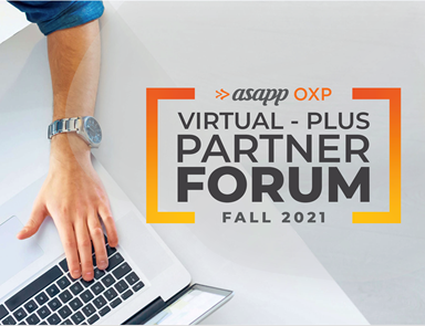 ASAPP goes Virtual-Plus for it’s Fall 2021 Partner Forum